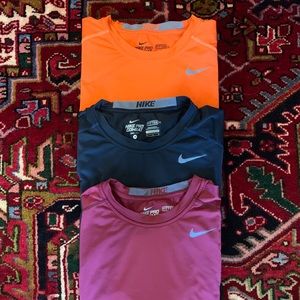 Set of 3 Men’s Nike Pro Combat Fitted Dri-fit
